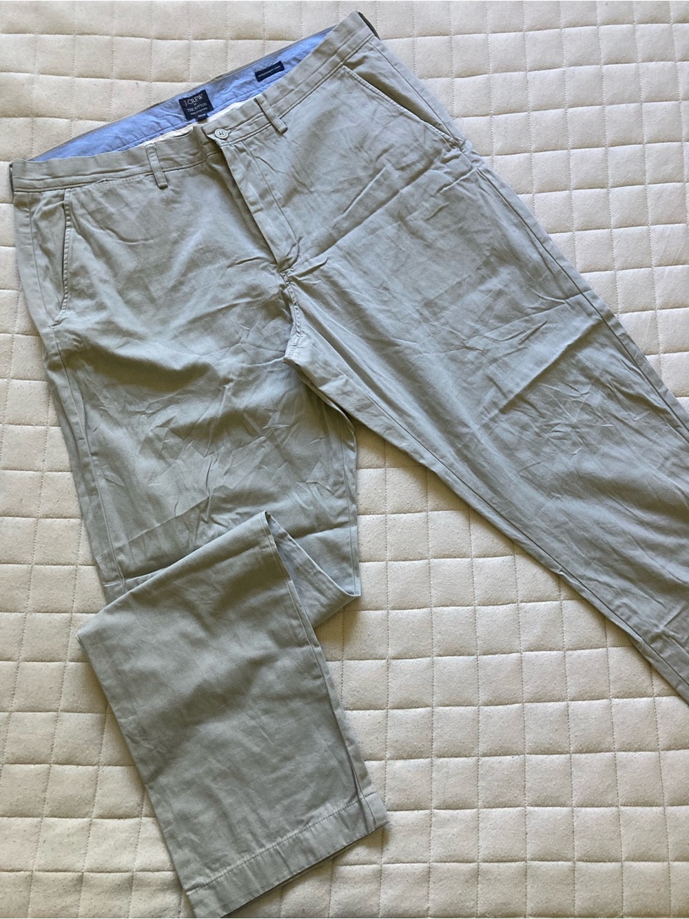 J. Crew Men’s Chino Pants in Light Gray